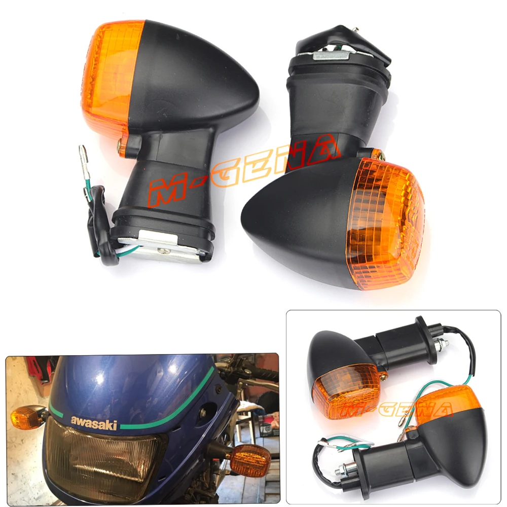 

fits For Kawasaki Ninja ZX-6R ZX6R ZX-7R ZX-9R ZX9R ZX-10R ZX-12R ZX12R Motorcycle Front and Rear Turn Signal Indicator Lights