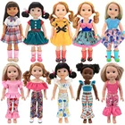 Одежда для кукол, костюмы, топы + брюки, платье, юбка для 14,5 дюймовых Wellie Wishers, 38-40 см, Нэнси, американская кукла, девочка, игрушка поколения