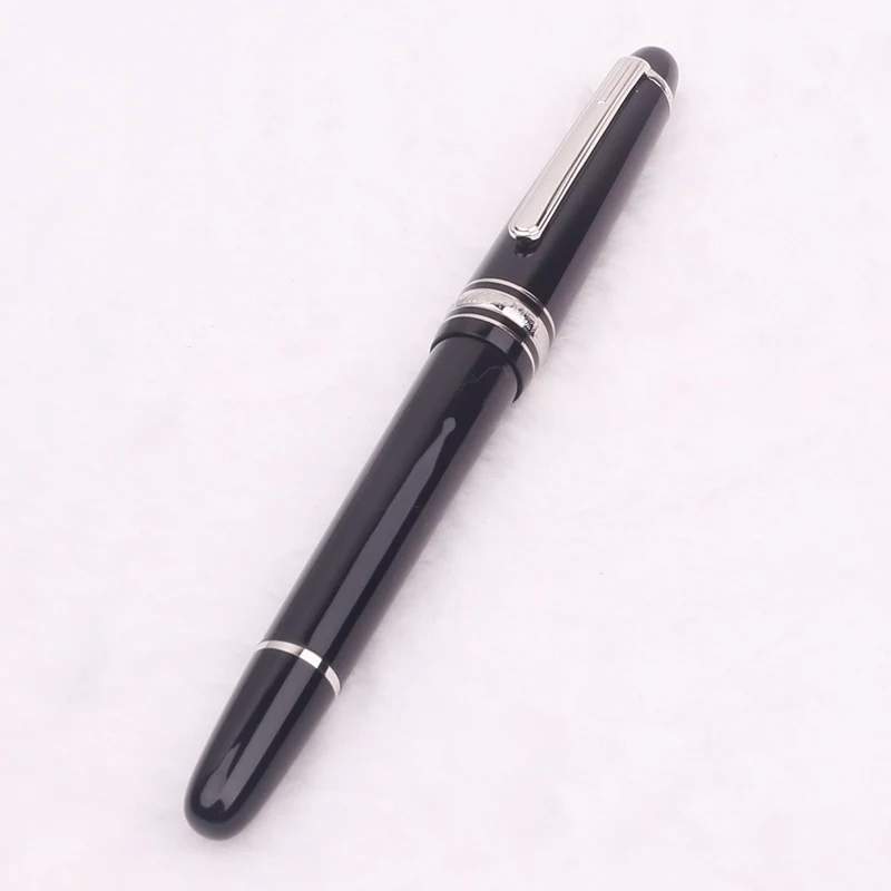 

2021 New Monte Meisterstuck 145 Black Resin Roller Ballpoint Fountain Pens for Writing Office Gift Blance Ink Pen