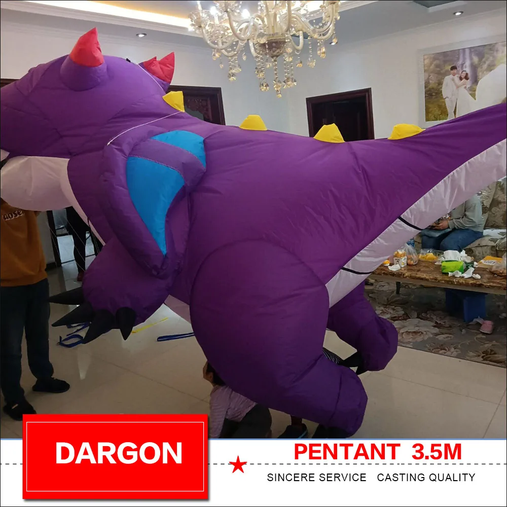 Воздушный змей dargon 3 5 m line мягкий подвесной воздушный | Игрушки и хобби