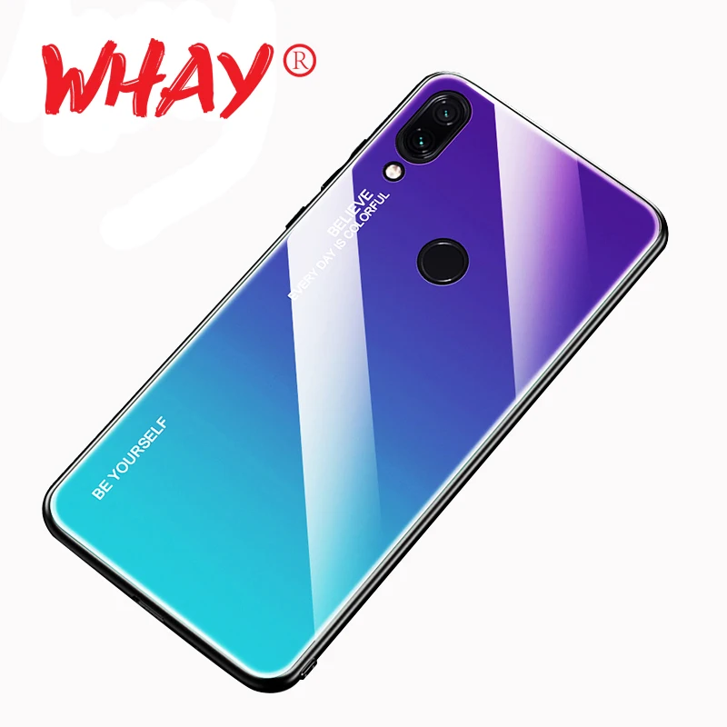 Glass Case For Xiaomi Redmi 7A 7 Note 6A 6 5 K20 Pro Cover Pocophone F1 Mi A2 8 A3 Lite 9 SE A1 5X 6X CC9 CC9E |