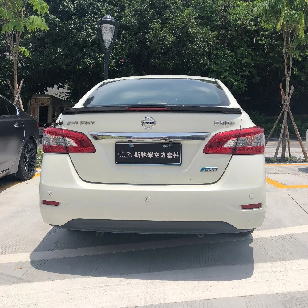 Спойлер для NISSAN Sentra 2012-2016 спойлер высококачественный АБС-пластик цвет заднего