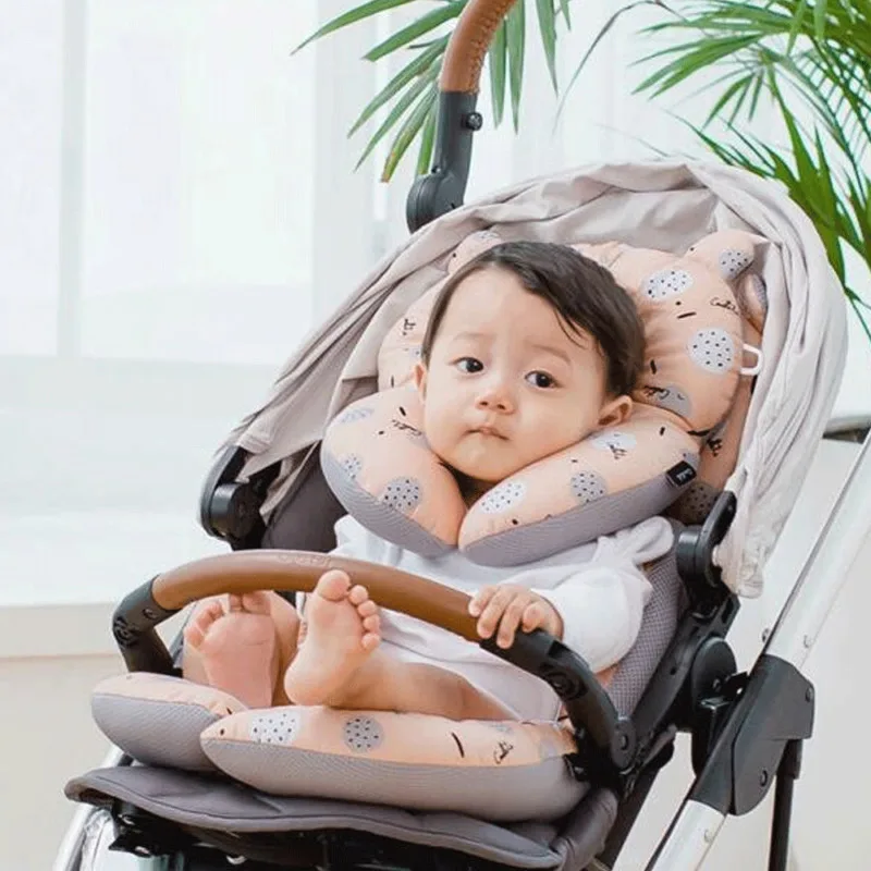 Pudcoco 2019 Brand New Style Baby Car Seat Stroller Pram Soft Head Neck Body Support Cushion Pillow Newborn | Мать и ребенок