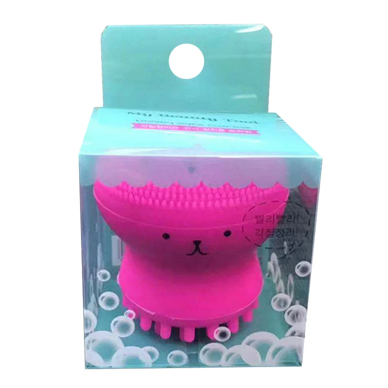 06 Силиконовая Очищающая щетка для лица щетка для мытья скраба лица очищающее средство для лица очиститель пор отшелушивающая щетка для мытья скраба лица TSLM1 - Цвет: 06