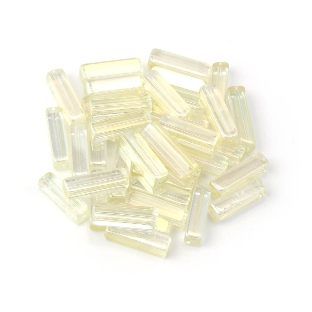 Бисер MEIBEADS 38 шт./лот прозрачный стеклянный кубоидный бисер свободные разделители