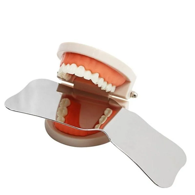 

Dental Steel Photography Mirrors Autoclavable Intra-Oral Dentist Reflector Lab For Dental Tools Orthodontic N0S0