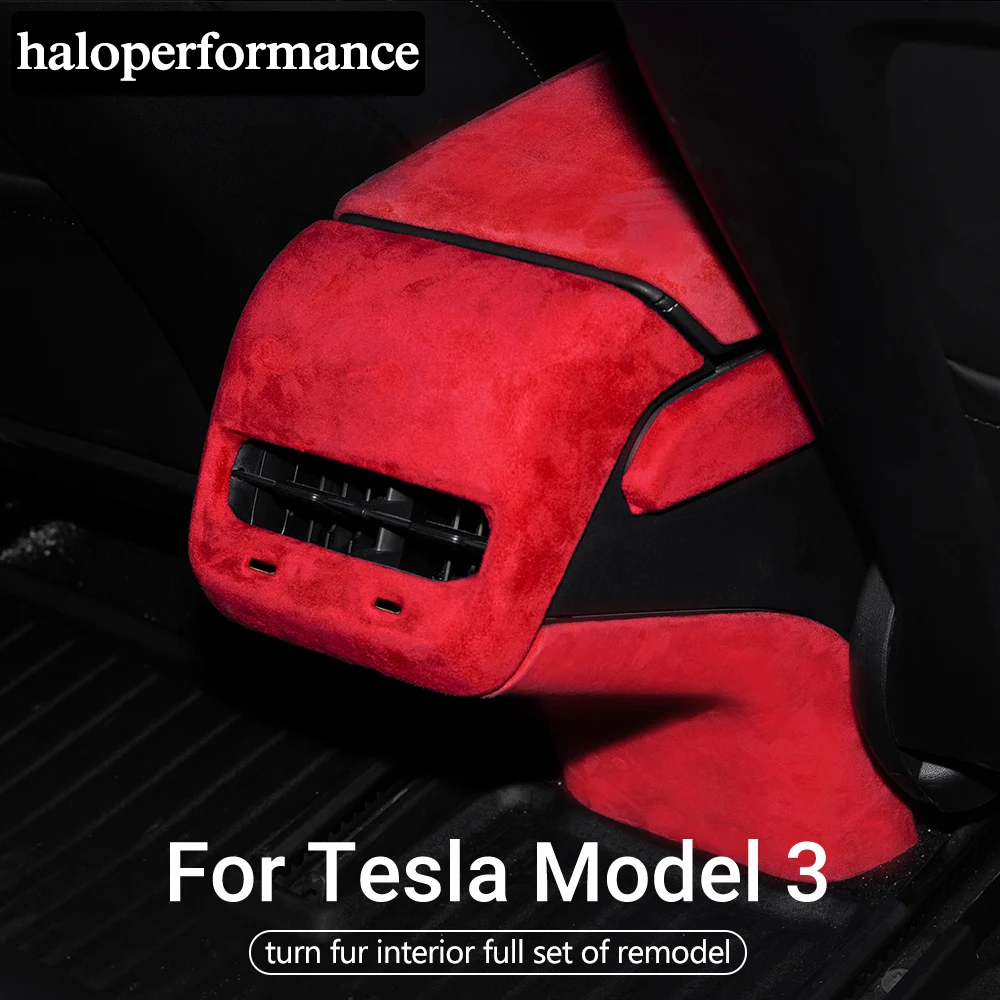 Haloperformance ModelY Model3 аксессуары для интерьера автомобиля Tesla Model 3 turn fur model three Y 2017