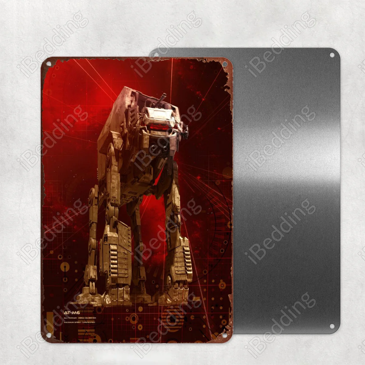 

Винтажные металлические знаки на заказ AT M6 20x3 0 см, номерные знаки, ретро-табличка, железная живопись, домашний декор