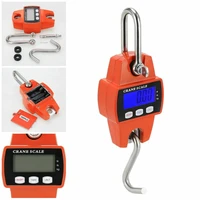 300kg660lbs mini crane scale portable lcd digital electronic balance hanging scales heavy duty weight tool for home farm market
