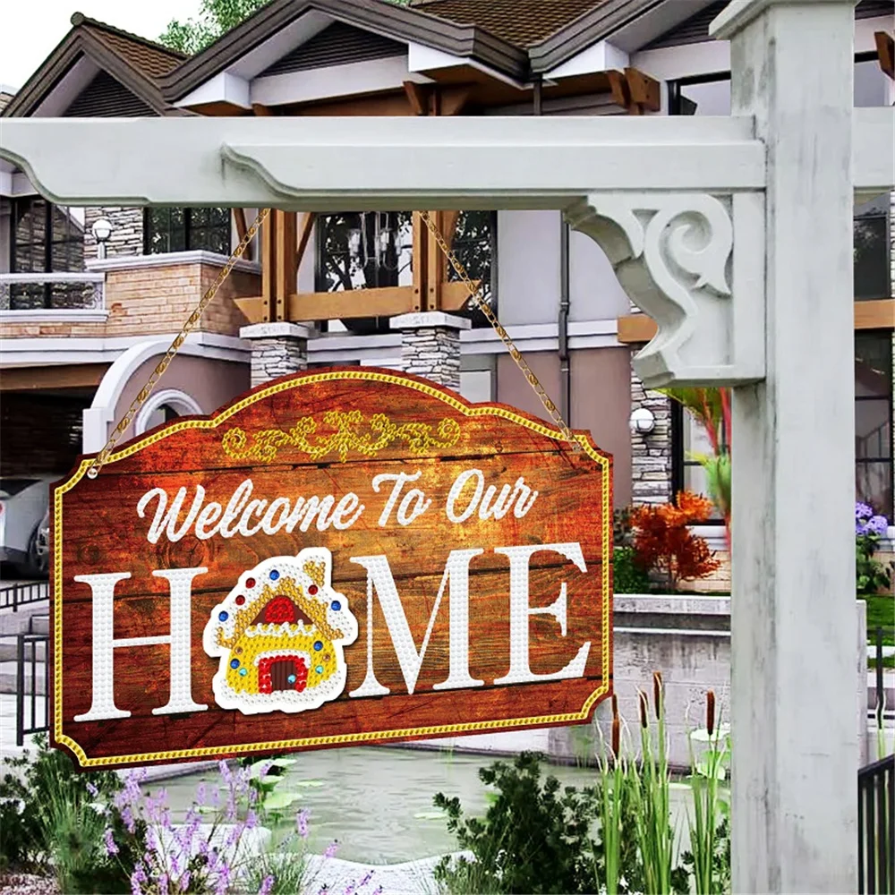 Железный лист алмазная живопись украшение для дверей и окон картина с магнитными