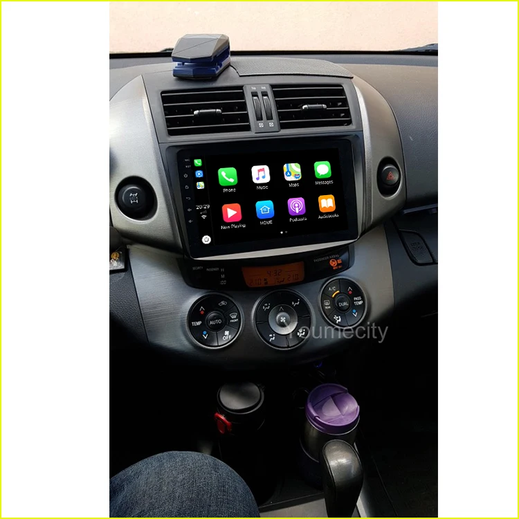 Автомобильный DVD для Toyota Old RAV4 Аудио Видео Стерео gps Радио RDS Wifi 2006-2012 1024*600 HD экран 2Din Android 9,0 Carplay TPMS