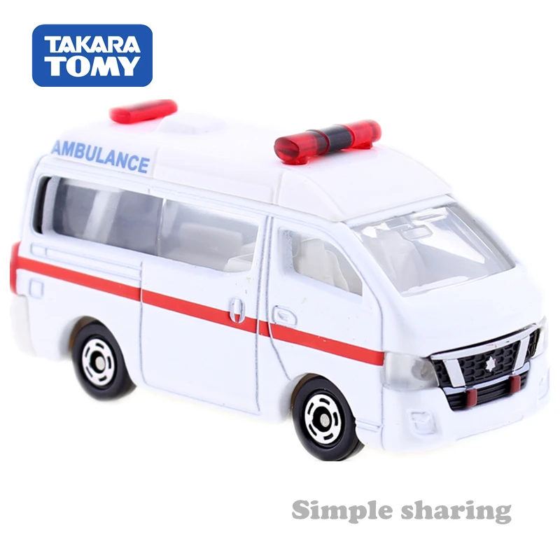 Takara Tomy Tomica NO.18 Nissan NV350 Caravan скорая помощь 1/56 литая металлическая модель автомобиля