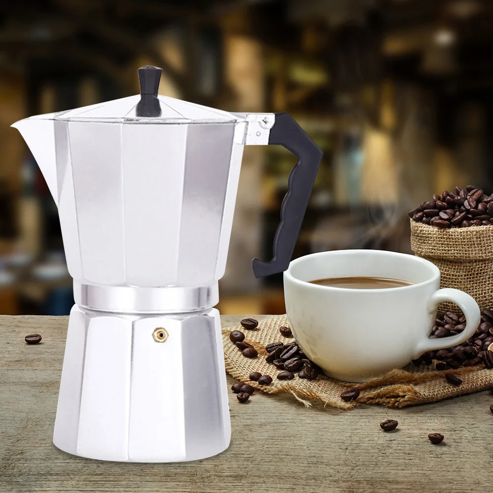 Кофеварка Moka Percolator алюминиевый кофейник для приготовления мокко