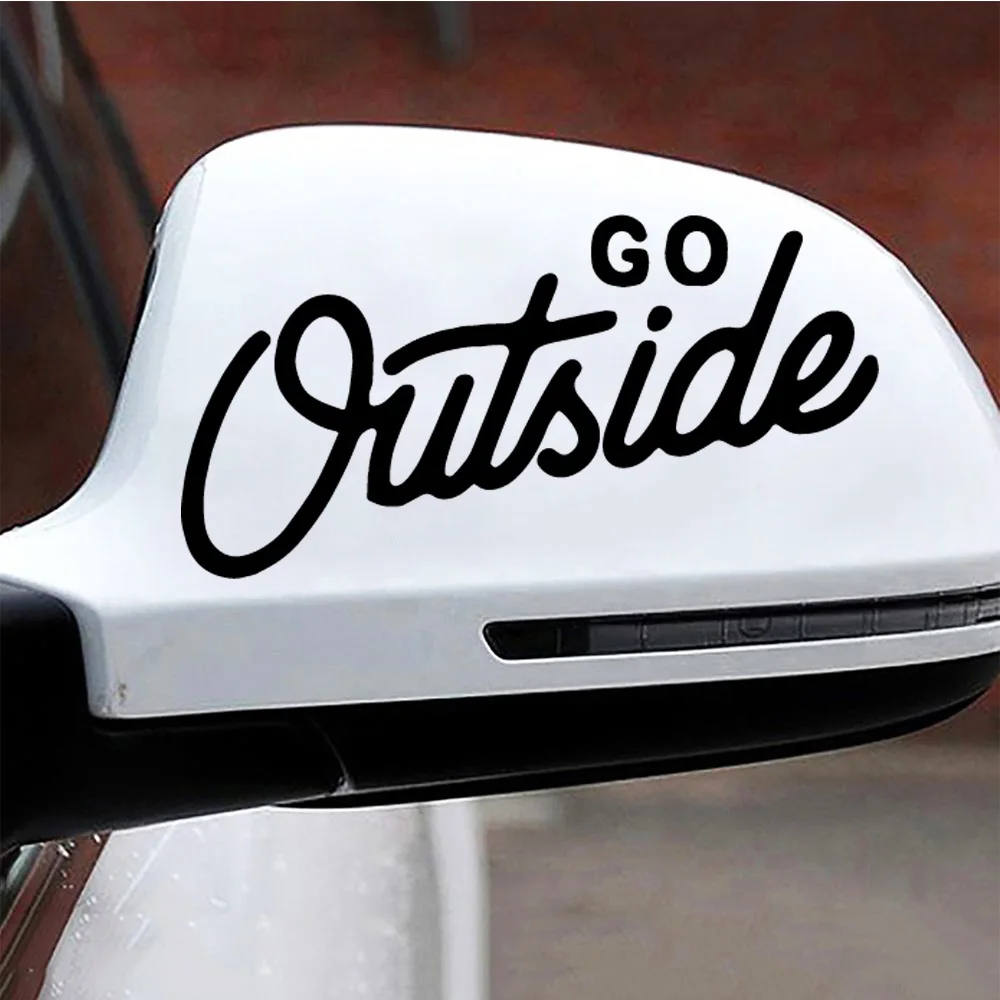 

Cartoon go outside Car Sticker Cars Decal Weatherproof Auto Styling Cartoon Car Stickers Car Accessories