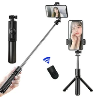 wireless bluetooth selfie stick expandable monopod mini tripod with wireless button shutter for iosandroid selfie tripod