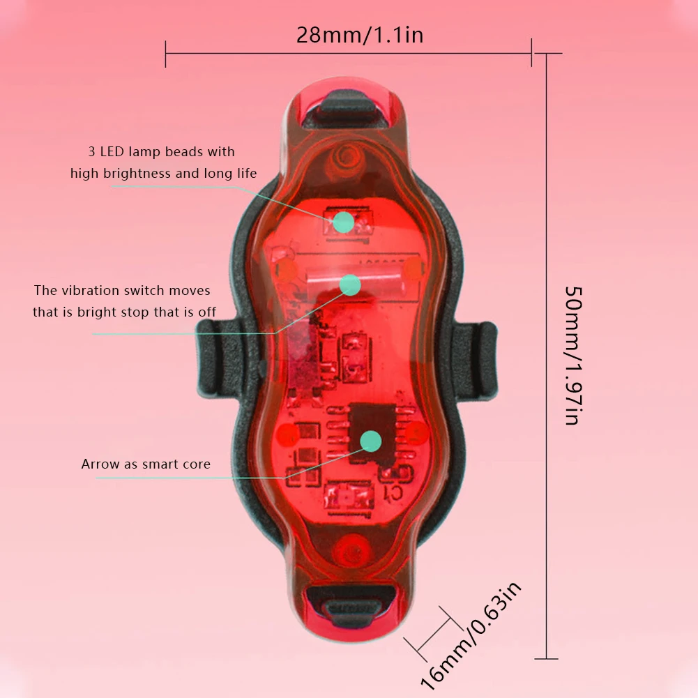 

Smart Bicycle Tail Rear Light Auto Start Stop Brake IPX6 Waterproof USB Charge Cycling Tail Taillight Bike LED Lights Dropship