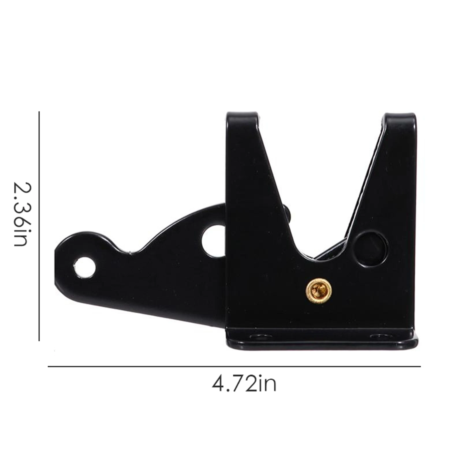 

Self Locking Gate Latch Automatic Gravity Lever Fence Gate Lock For Wood Fence Gate Door Latches Steel Black