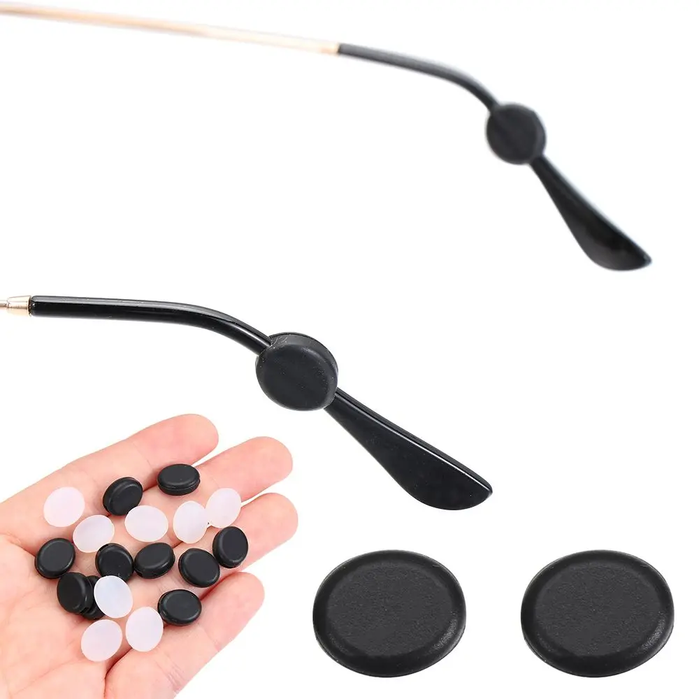 

5 pairs Fixed Anti Slip Circle Glasses Ear Hook Soft Silicone Ear Hook Spectacle Leg Grip Temple Holder Eyeglasses Accessories