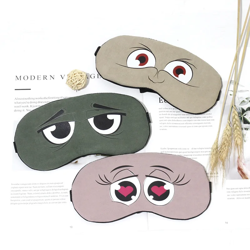 1 шт. мультяшный Милый хлопковый чехол для глаз маска сна креативный пластырь