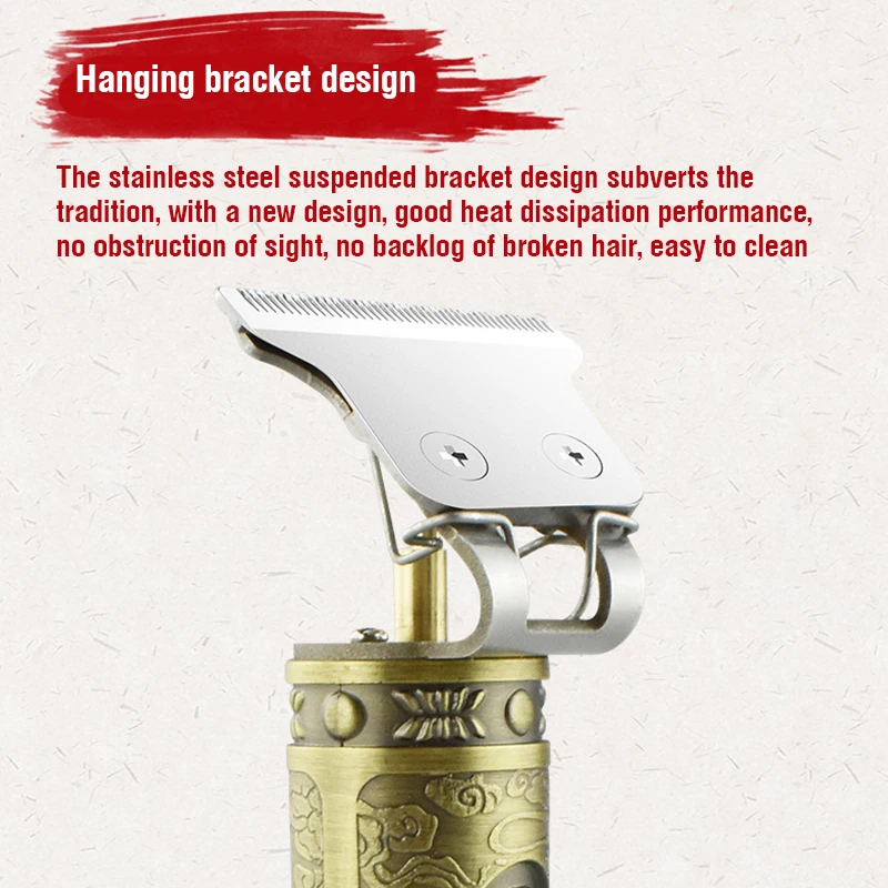 Электрический триммер для волос машинка стрижки профессиональная Мужская