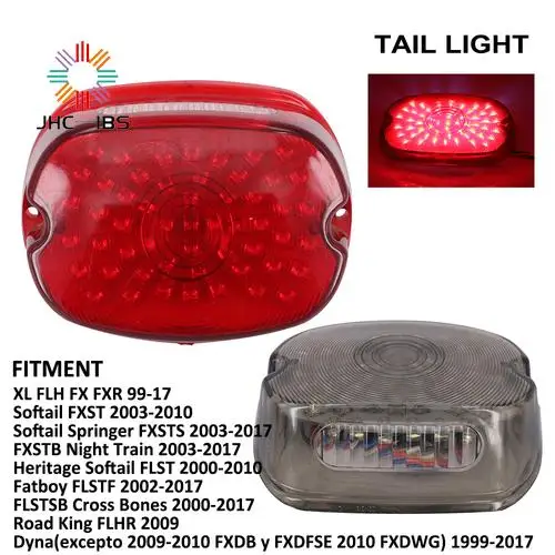 

Стоп-сигнал задний светодиодный для мотоцикла, 12 В, для Harley Softail Dyan Sportster XL FLH FX FLSTF FLSTSB FLHTC FXSTC