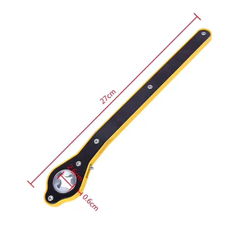 

Cross/Hexagon Hand Jack Ratchet Wrench Labor-Saving Scissor Jack Wrench Tire Wheel Lug Handle Tool Car Repair Accessories