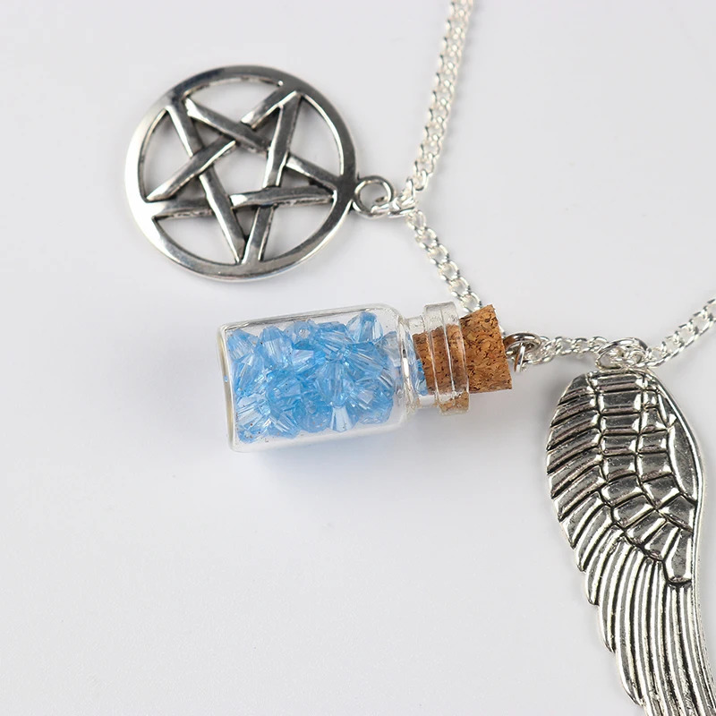 DoreenBeads Ручной Фильм бижутерия Сверхъестественного Pentacle ангельские глазки Wings