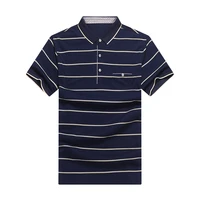 best sales plus size polyester striped plain casual short sleeve t shirts for men