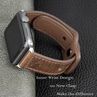 genuine leather correa strap for apple watch 7 band 4541mm 4440mm 4238mm bracelet apple watch strap for iwatch 6 5 4 3 2 1 se