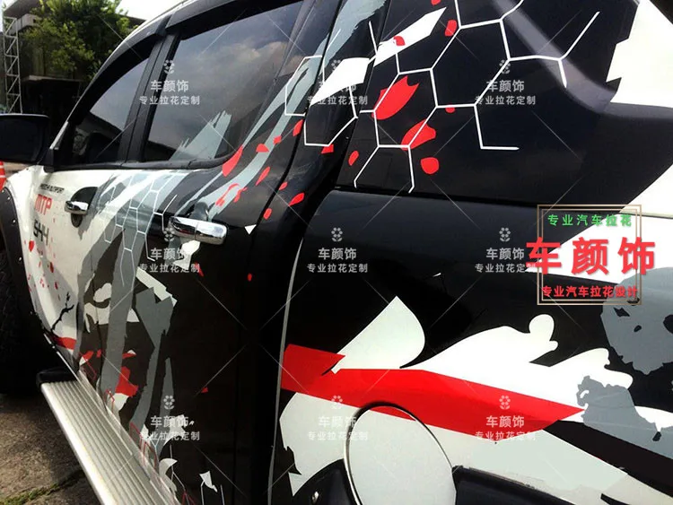 FOR Ford Raptor F150 pull flower body modification full car stickers racing modified |