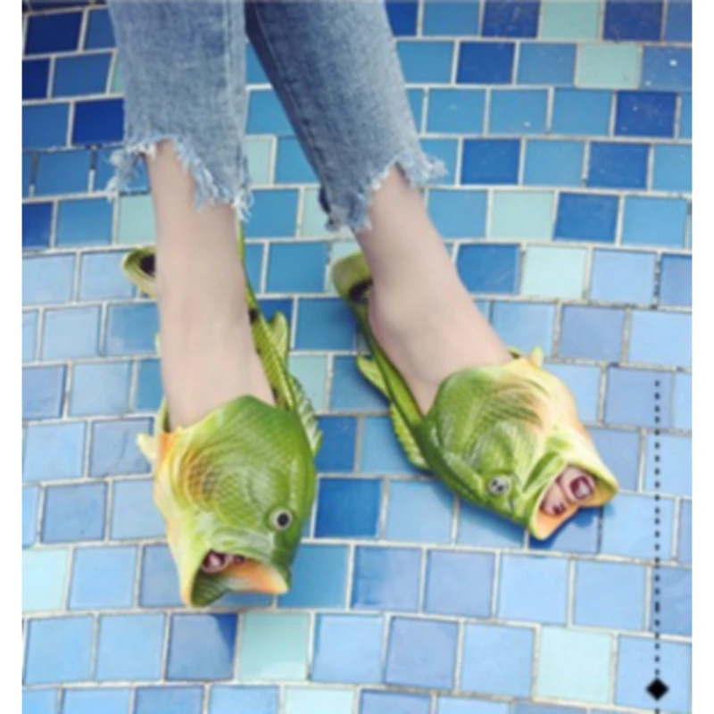 Шлепанцы унисекс пляжные для мужчин и женщин забавная обувь семейного дома тапки