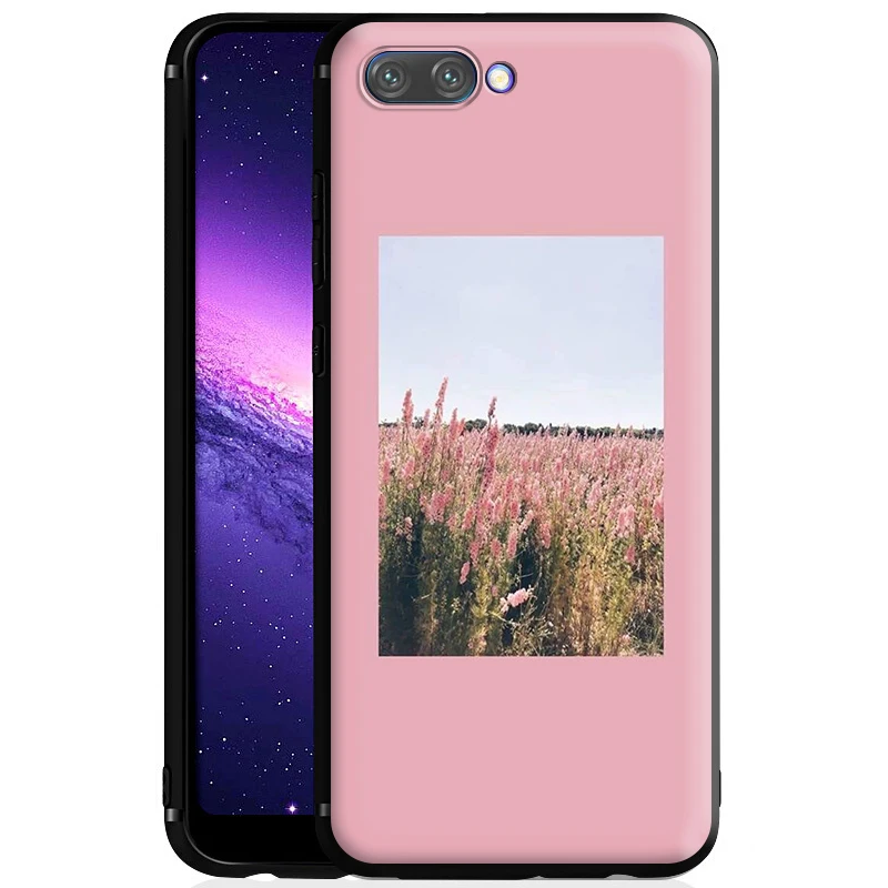 Розовый эстетический силиконовый чехол для Huawei Honor V30 30 8 8A 8X 8C 9 9X 10 Note View 20 20S Pro Lite |