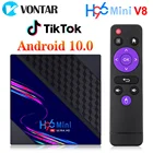 ТВ-приставка VONTAR H96 Mini V8, Android 10, 2 + 16 Гб, поддержка 1080p, 4K, Google Play, Youtube, H96 Mini, медиаплеер