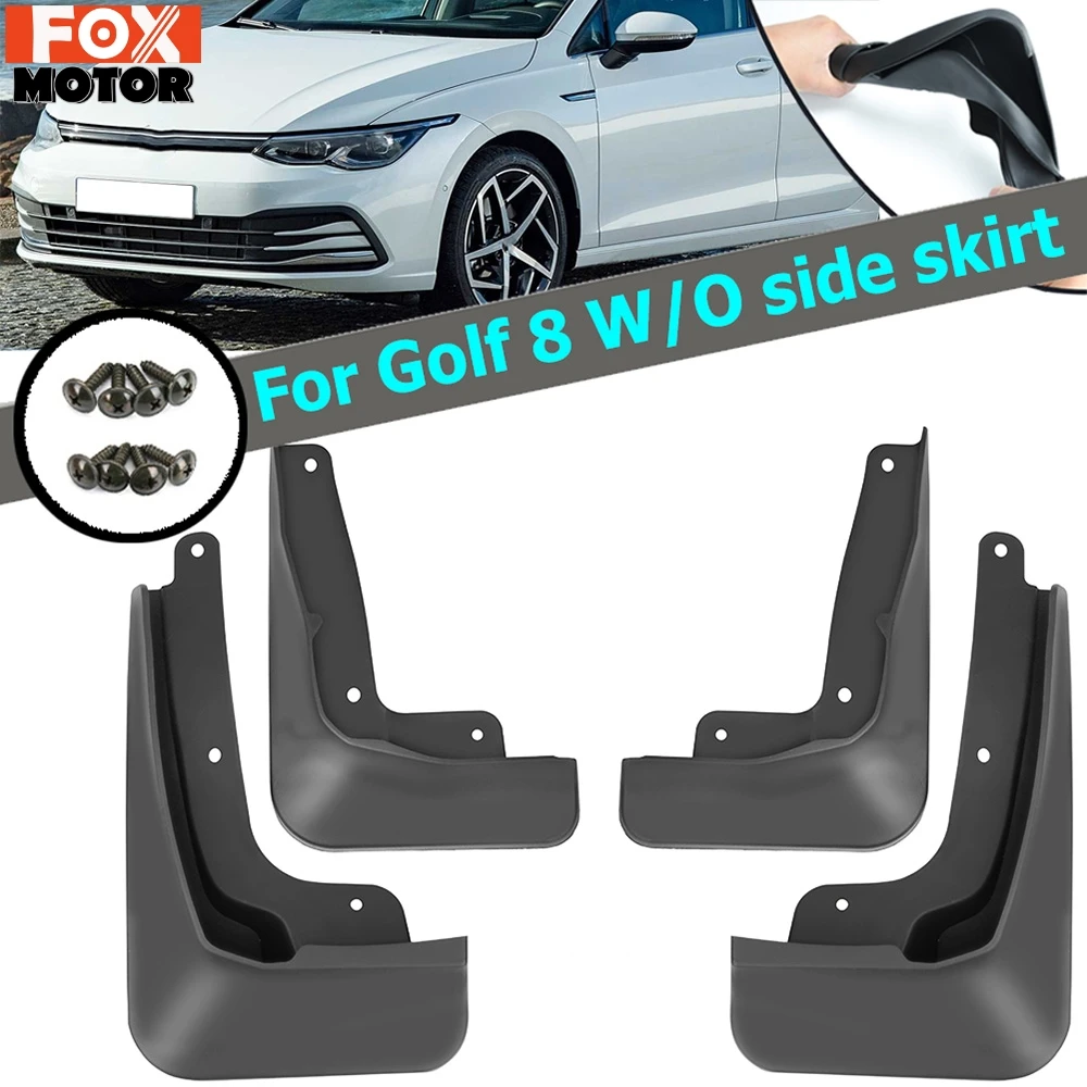 

Набор 4 шт для VW Golf MK8 8 2020 2021 2022 Автомобильные Брызговики грязные крыла вспышка Передняя Задняя крышка Стайлинг