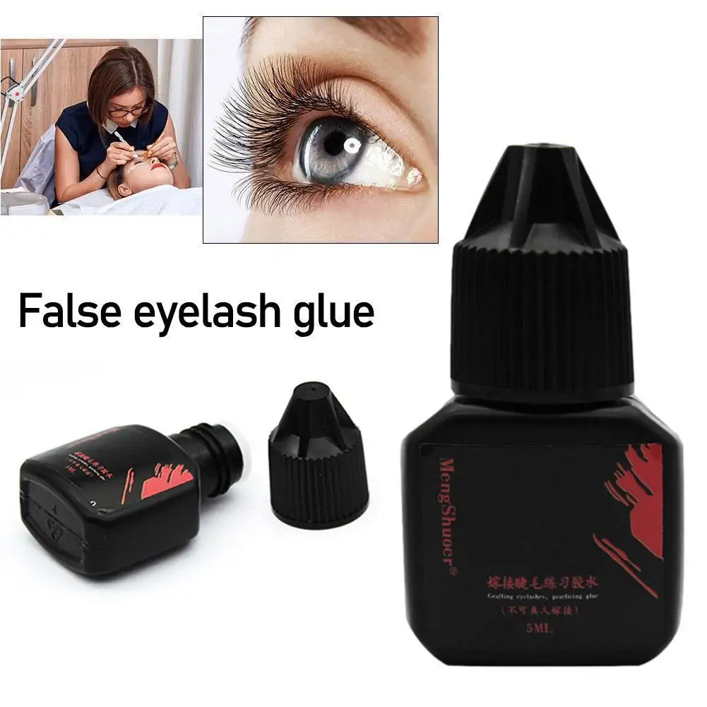 

5ml Eyelash Extension Glue 1-3 Seconds Fast Drying Eyelashes Glue Pro Lash Glue Black Adhesive Retention Long Last