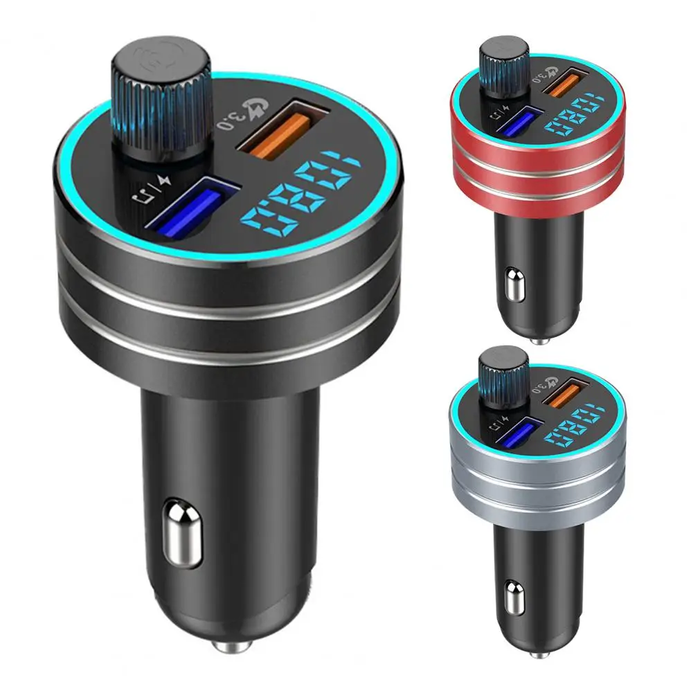 FM-передатчик C1/D5 Bluetooth 5 0 автоматическое быстрое зарядное устройство из