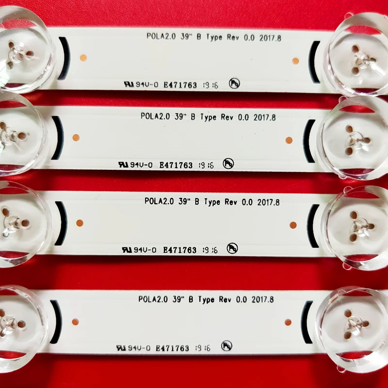 40Pieces/lot NEW Full Backlight Ar ray LED Strips Bars for LG 39LN540V 39LN570V 39LA620V HC390DUN POLA2.0 39 A B |
