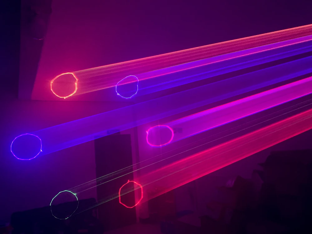 1 Вт rgb Полноцветный анимационный проектор 1 Вт DJ светильник лазерный rgb лазерные диджейские огни dmx луч светильник многоцветный