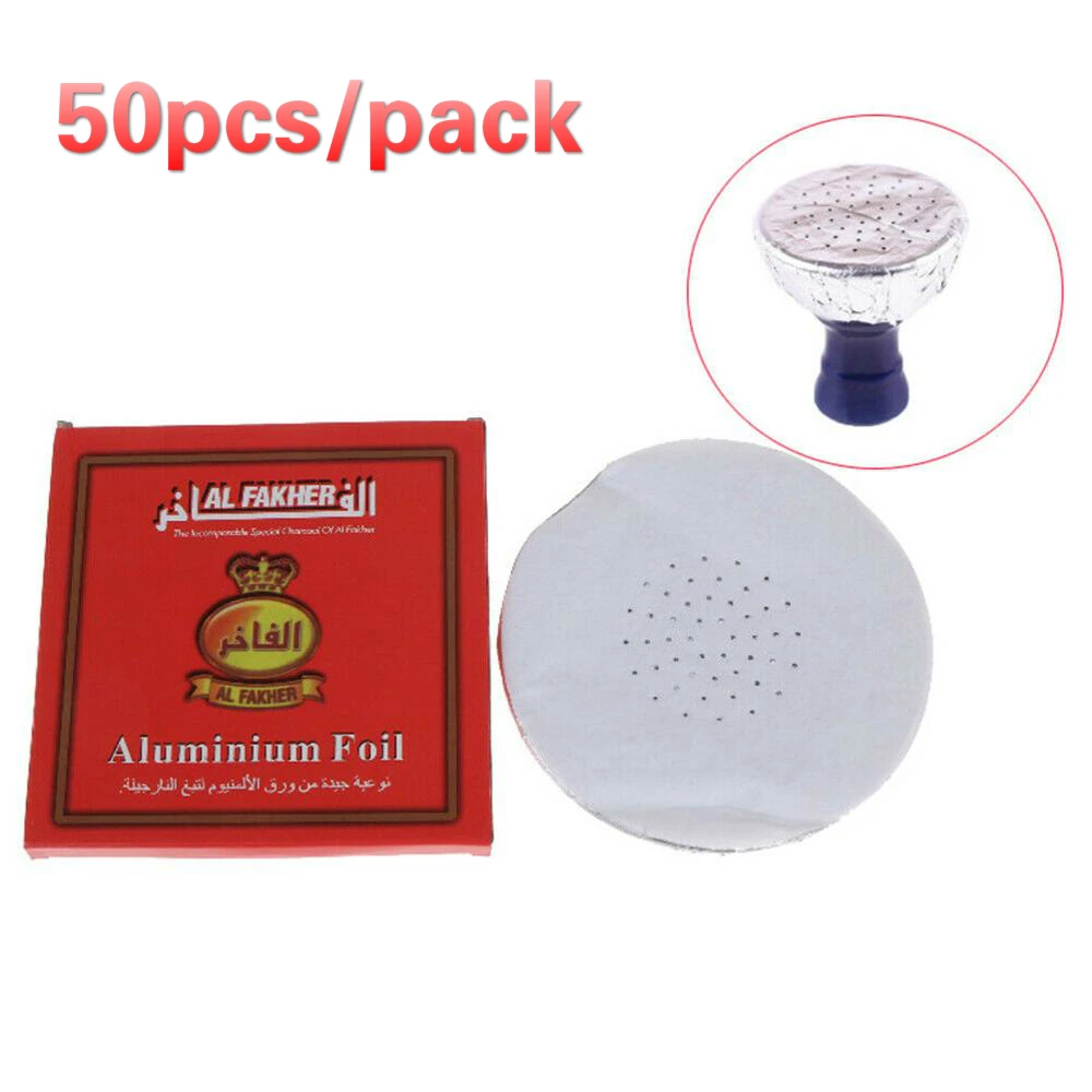 Щипцы для кальяна специальные Алюминий Фольга Бумага 50 шт./упак. 0 02 мм кальян