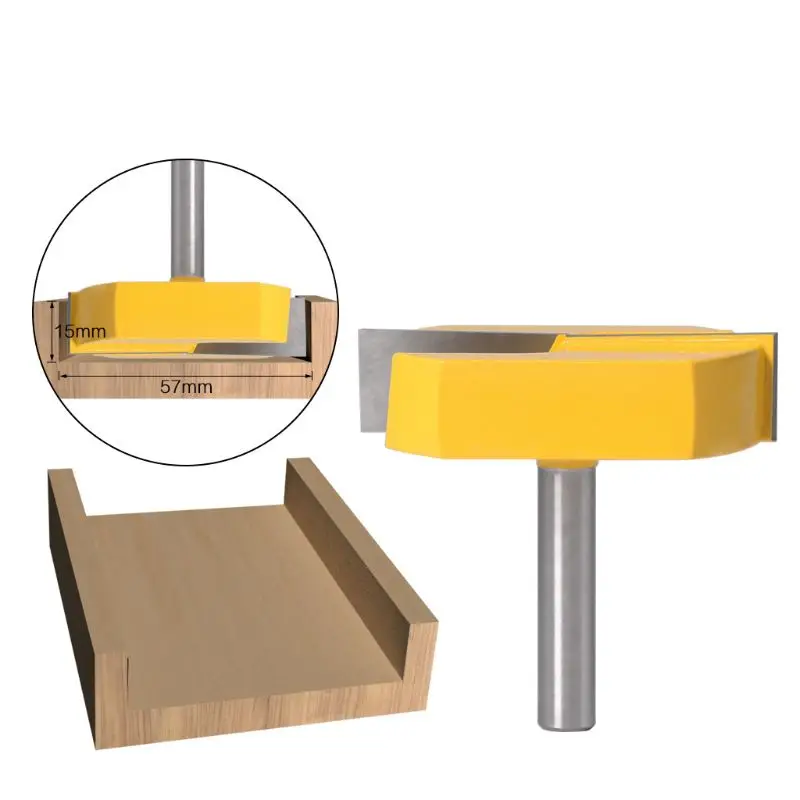 

8mm Shank Woodworking Router Bit Background Cleaning Milling Cutter Slotting