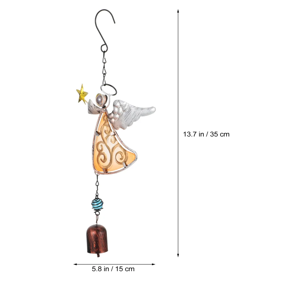 

2PCS Iron Art Wind Chime Hanging Decor Chic Garden Balcony Wind Chime Ornament