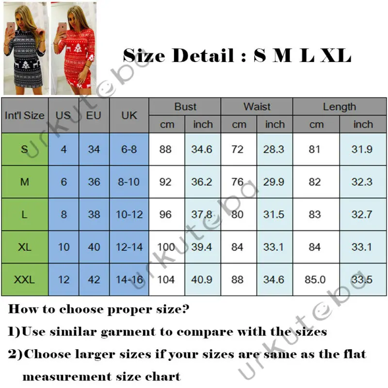 2019 модная новинка Женское зимнее трикотажное рождественское платье женский