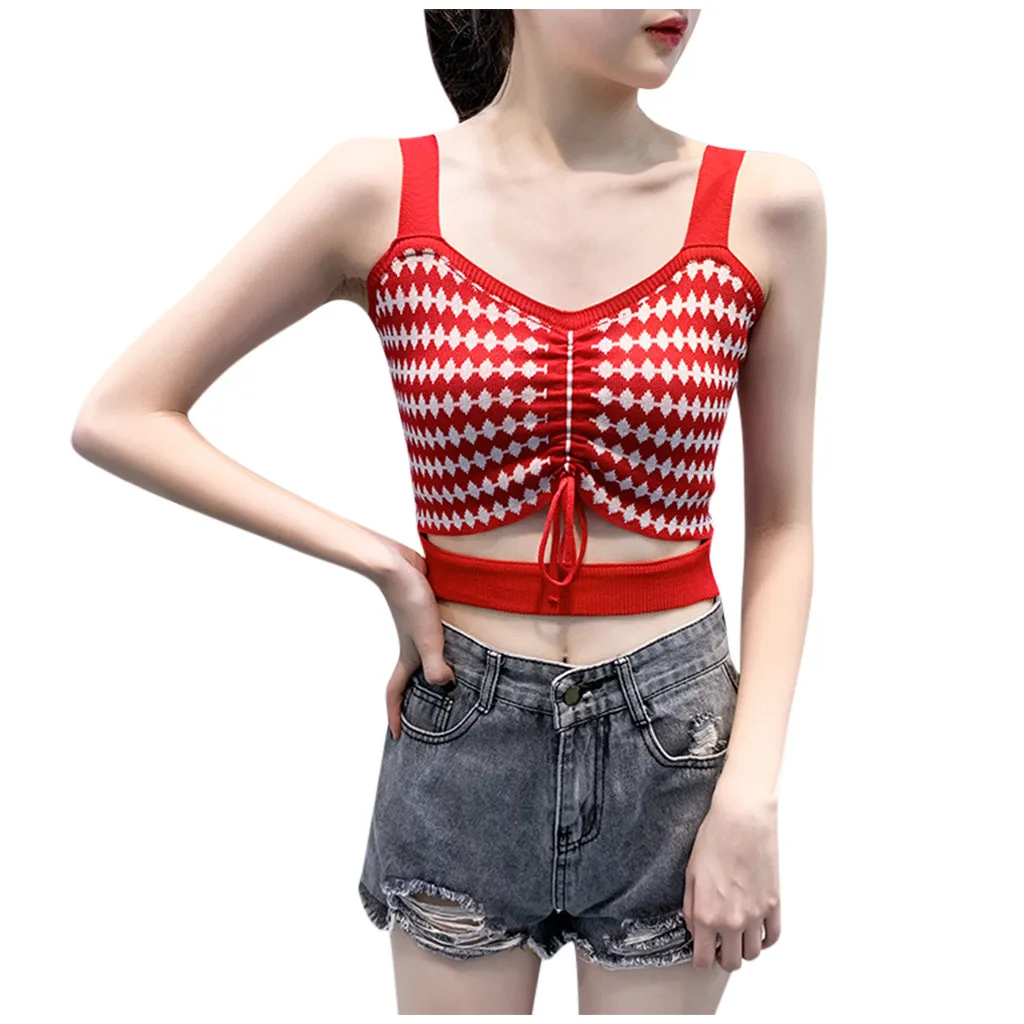 Женская блузка сексуальная полосатая кружевная кофта с V-образным вырезом