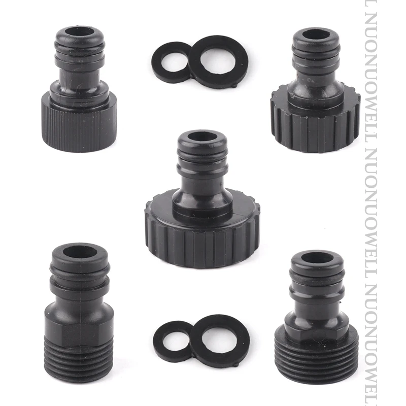 3 шт. пластиковый переходник для садового шланга с внутренней и наружной