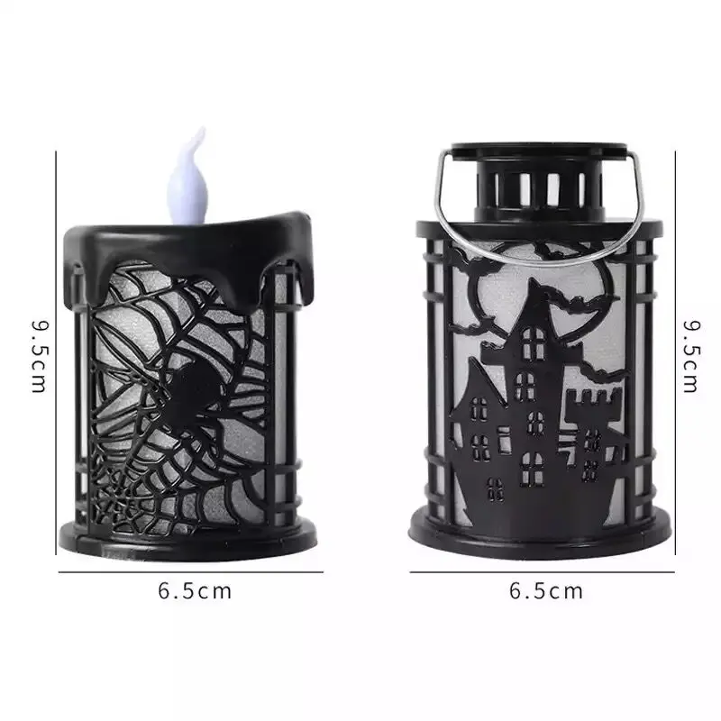 

1000pcs Halloween Party Decoration Light Castle Spider Ghost Skeletons LED Candles Light Bar Home Party