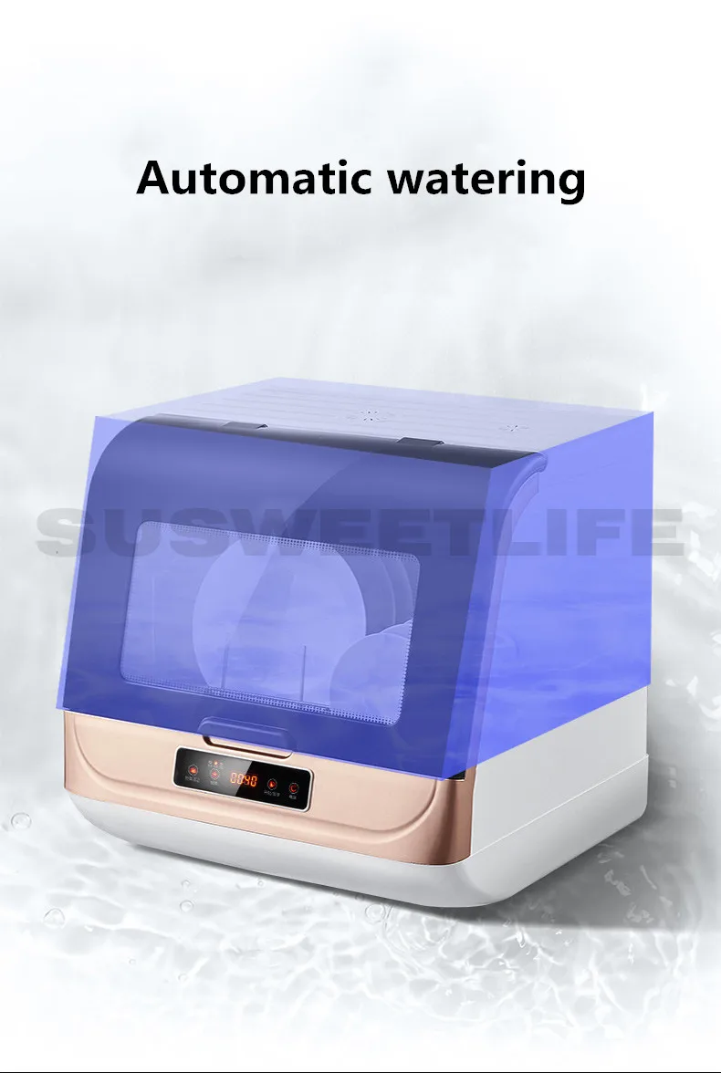 Verkauf Intelligente Automatische Spülmaschine Verbraucher Und Kommerziellen Desktop Kostenloser Installation Von Kleinen Luft-trocknen Spülmaschine