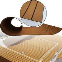 eva foam faux teak decking sheet light brown yacht marine carpet flooring mat non skid self adhesive sea deck boat accessories