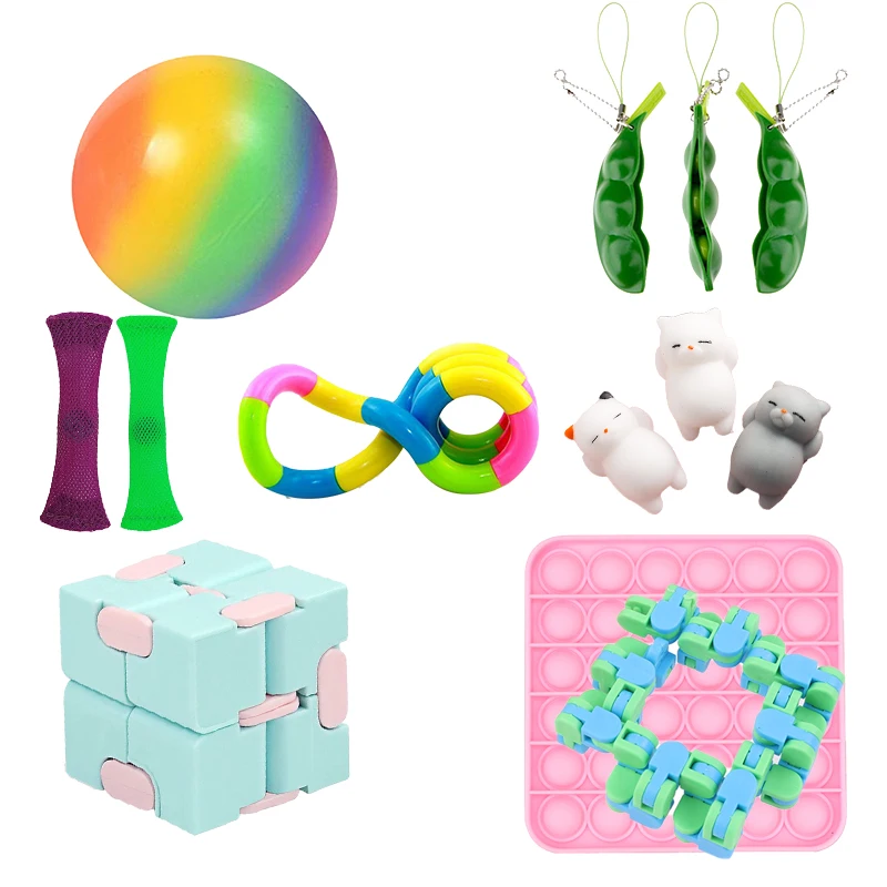 

Magical Colorful Vent Ball Press Antistress Decompression Stress Toy Relieve Anti Balls Hand Squeeze Fidget Pack For Child Kids