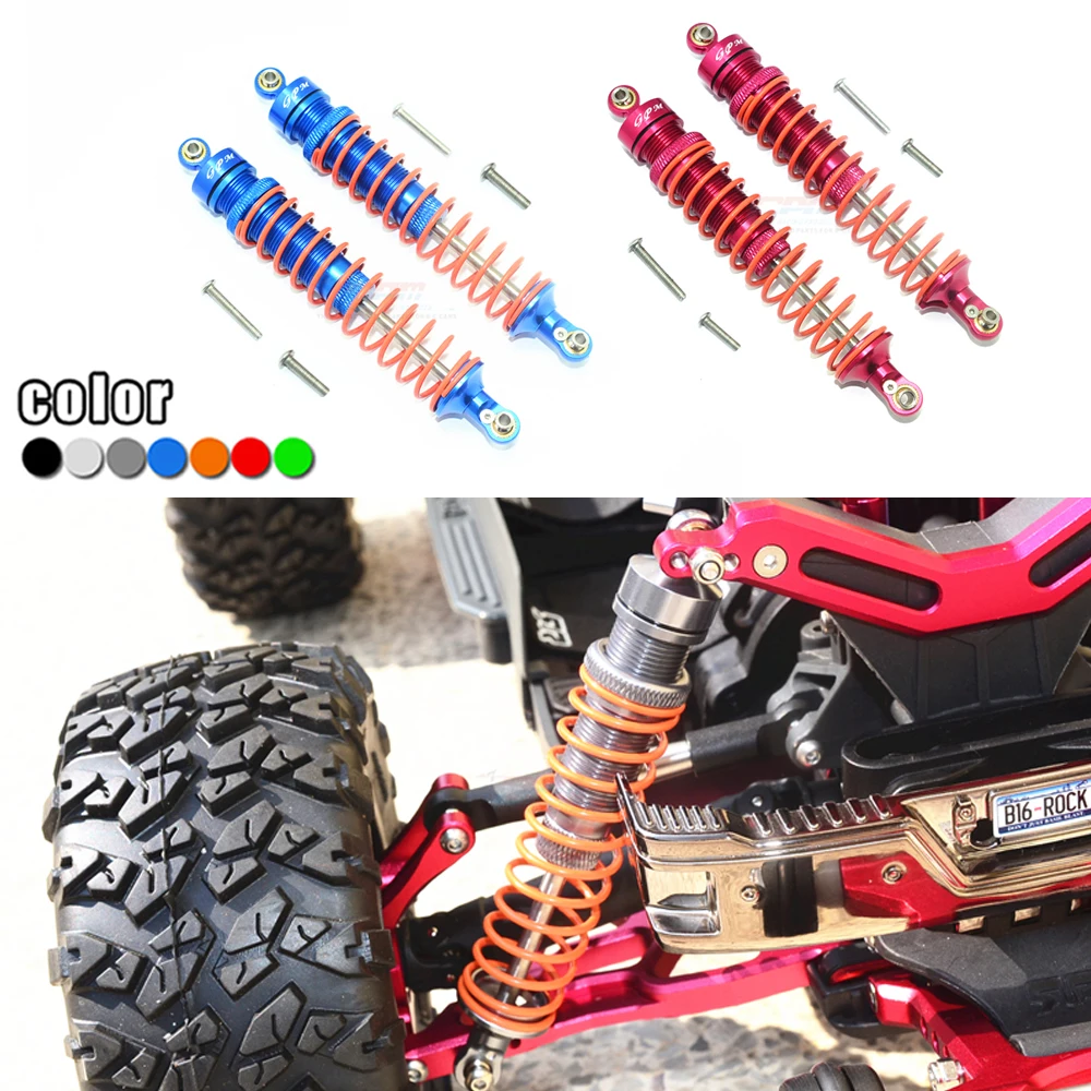 

GPM 0ARRMA 1/8 TYPHON 1/10 Granite Big Rock Crew Senton 4X4 3S Upgrade Parts Metal Bold 115MM Rear shock absorber AR330551