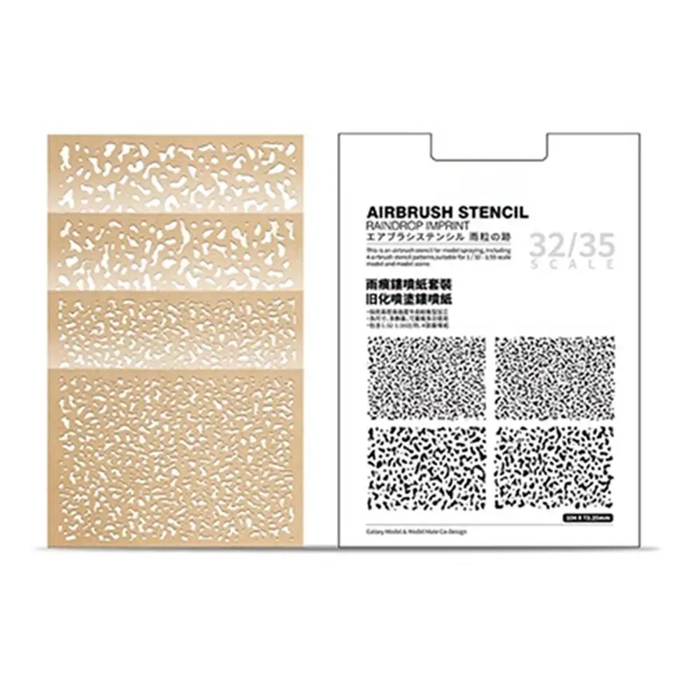 

Model Spray Tool Leaking Spray Paint Template Camouflage Plate Metal Plate Masking Plate Spray Leaky Tool Leakage Spray N5G6